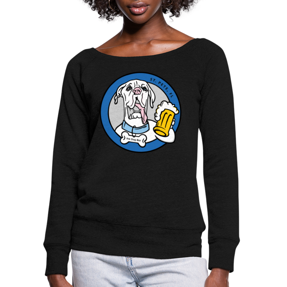 DB Logo - Women's Wideneck Sweatshirt - black