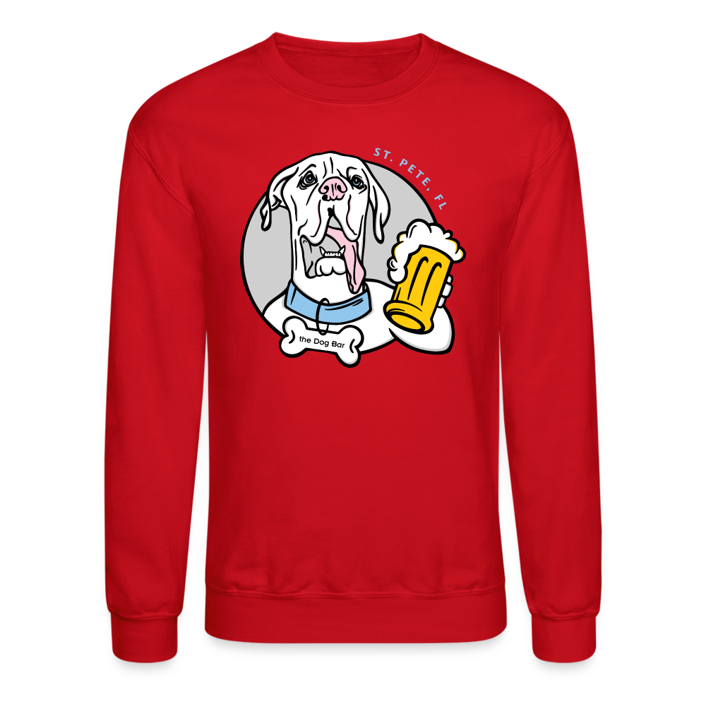 DB Logo - Crewneck Sweatshirt - red