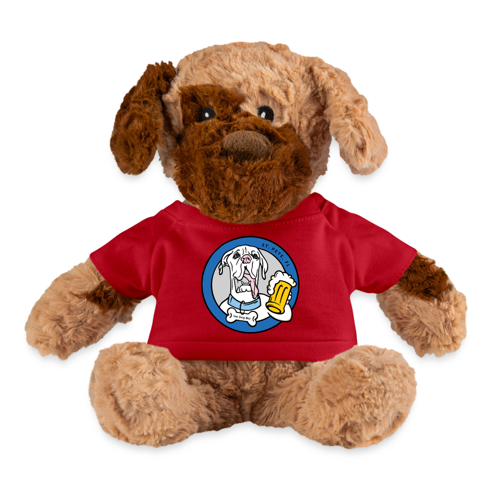 Stuffed Animal - Dog - red