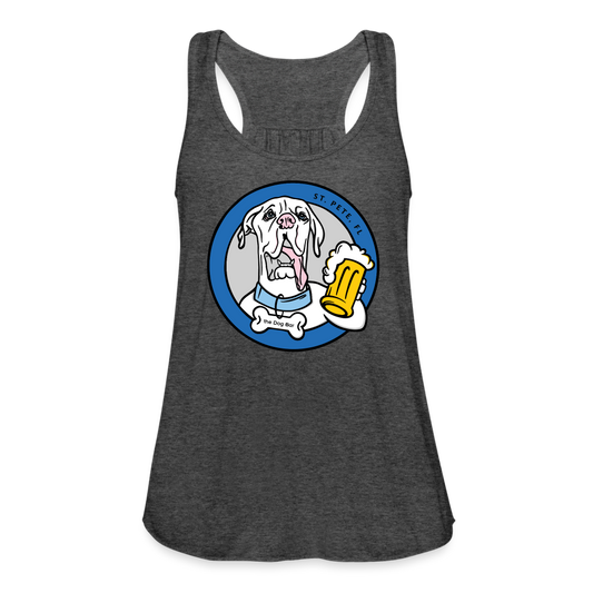 Dog Bar St. Pete - Flowy Tank - deep heather