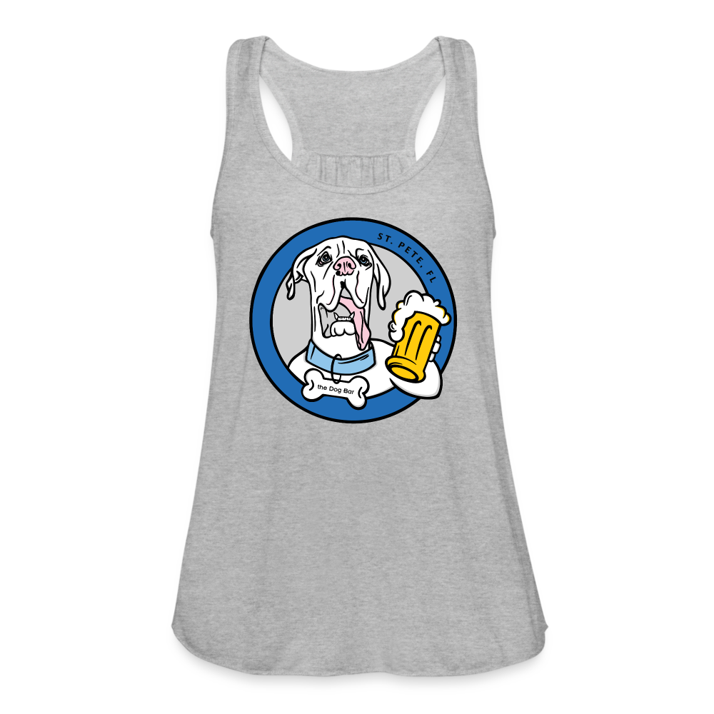 Dog Bar St. Pete - Flowy Tank - heather gray