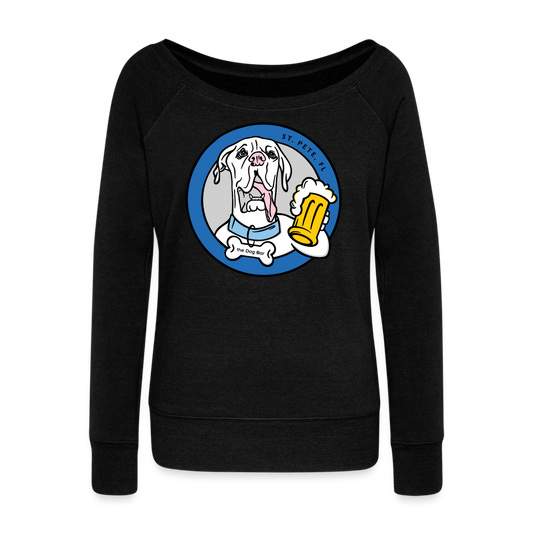 DB Logo - Women's Wideneck Sweatshirt - black