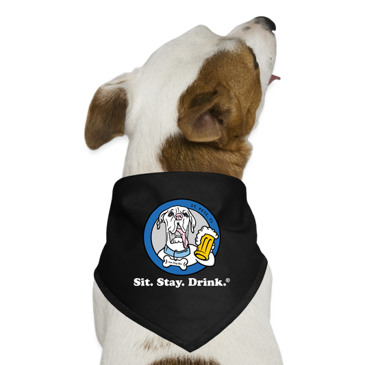 Dog Bar Logo - Dog Bandana - black